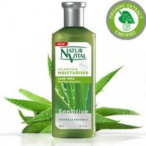 Интензивен хидратиращ шампоан за суха коса с алое вера – Natur Vital